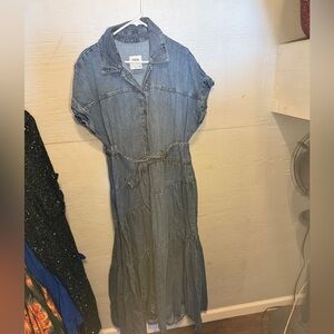 Denim Zara Maxi Dress